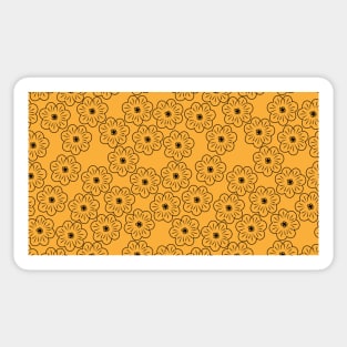 sunflower Pattern Sticker